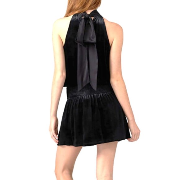 $395 RAMY BROOK Velvet Paige Dress M - Picture 3 of 12